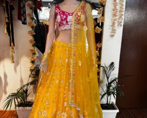 img_7510 Bridal Mehendi Lehenga