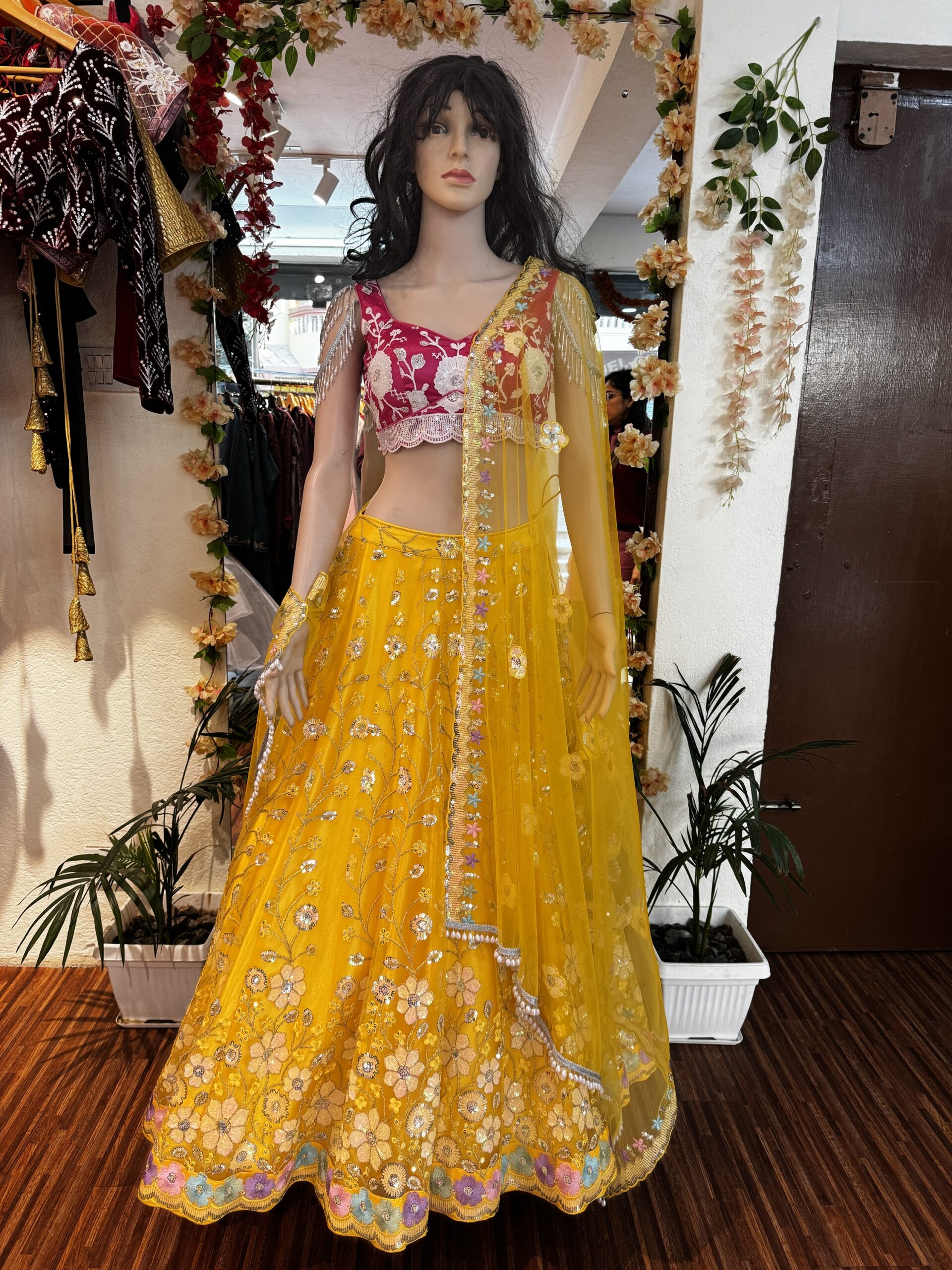 Bridal Mehendi Lehenga